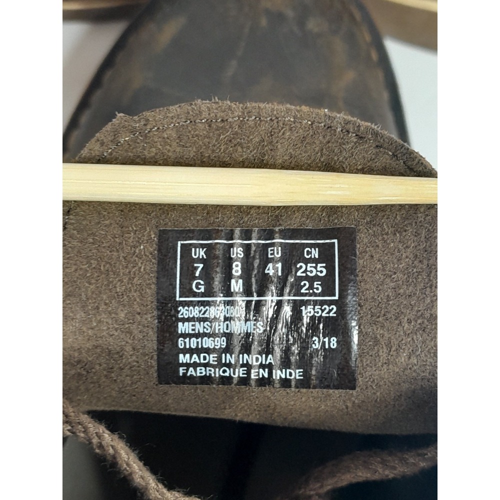 Clarks Men's Bushacre Chukka Boot Beeswax Brown Mens 8 M - Picture 8 of 10